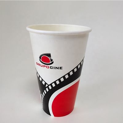 पेय सिंगल वॉल पेपर कप 22oz 630ml बायोडिग्रेडेबल टू गो कप पीई कोटिंग