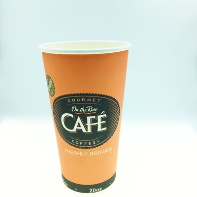 इको-फ्रेंडली कस्टम 22oz 630ml प्लास्टिक-फ्री कोटेड सिंगल पेपर कप